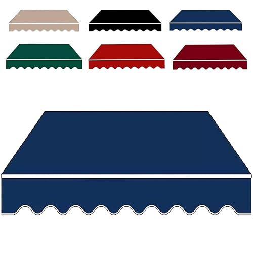 Gvqng Reemplazo De Tela para Toldo, Lona RetráCtil para Toldo De Patio, Tela para Toldo De Caravana, Funda De Repuesto De PoliéSter, para Terraza Y BalcóN (Sin Marco),06,(10x5ft) 3x1.5m