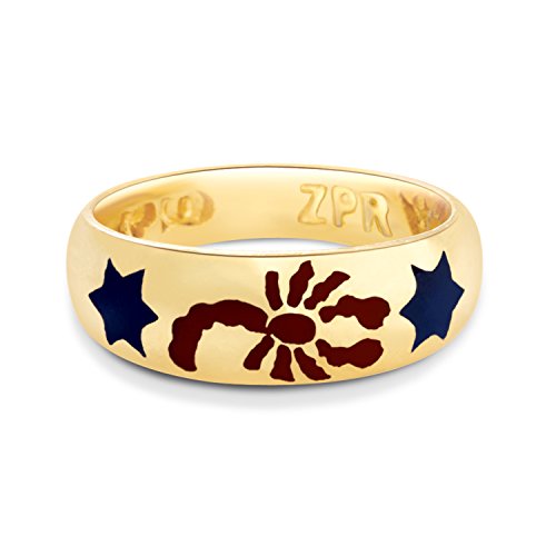 Zodiac Power Scorpio Alloy Ring - Gold Plated