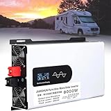 5000w / 6000w / 8000w / 10000w / 12000w Reiner Sinus-wechselrichter 12v / 24v / 48v / 60v / 72v / 96v Bis 110v / 220v Ac-ladegerät, Netzunabhängiger Niederfrequenz-solarwechselr, 8000W, 48Vto220V