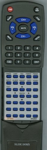 Replacement Remote Control for Mitsubishi WD73C12, WD60C10, WD73642, WD73C11, WD82C12