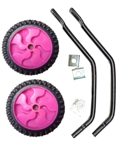 Image of Bicycle Training Wheels Set for 24-inch with Support Arms, Multicolor Wheels