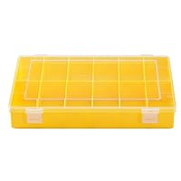 Hünersdorff Assortimentsdoos: Stabiele Sorteerbox  PS Classic Flex Plat Zonder Vakindeling Glashelder Sorteerdoos T225 X B335 H32 Mm Made In Germany 753062915