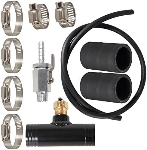 Auxiliary Fuel Tank Install Kit For RDS Tanks – Gravity Feed Kit For Diesel Trucks, Compatible With 1.5-Inch Fill Line