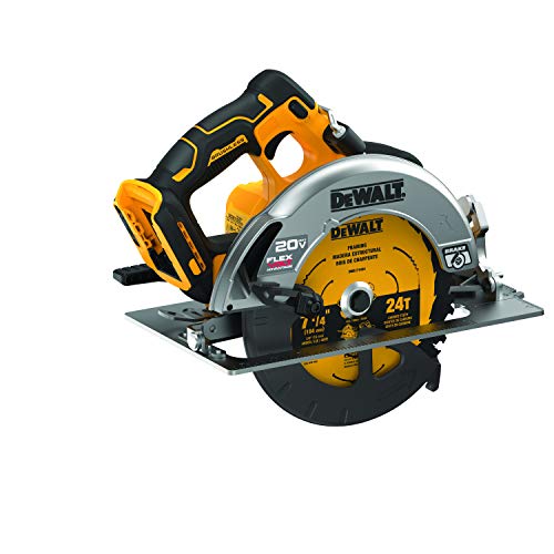 DEWALT FLEXVOLT ADVANTAGE 20V MAX Circular Saw, 7-1/4-Inch, Cordless, Tool Only (DCS573B)