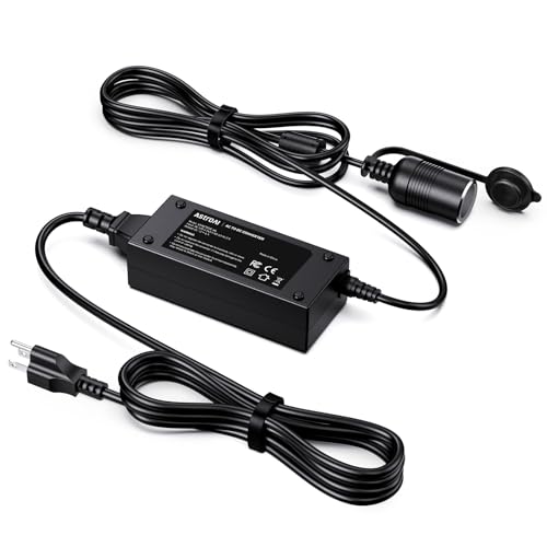 Image of AstroAI AC to DC Converter, 6A /72W /110V to 12V Converter, Car Cigarette Lighter Socket AC /DC Power Supply Adapter Transformer for Car Refrigerator, and Other Car Devices
