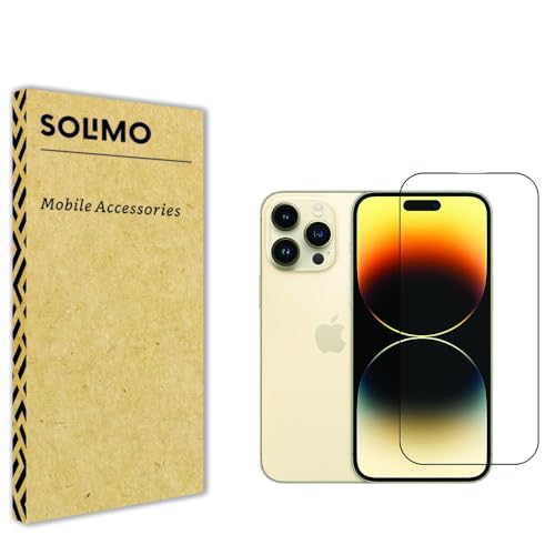 Amazon Brand - Solimo Edge-to-Edge Tempered Glass Screen Protector for iPhone 14 Pro Max | Easy Installation Kit (Black) (B0D86ZVF7Z) Amazon Price History, Amazon Price Tracker