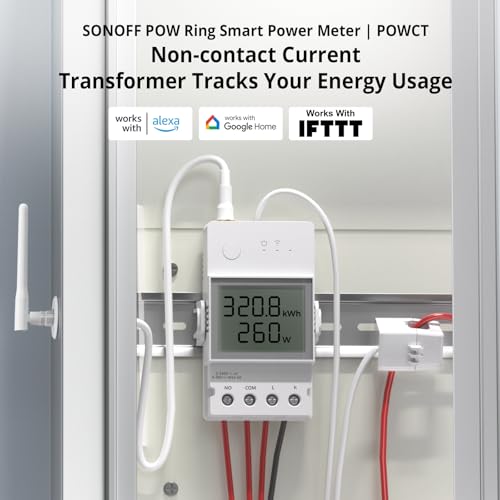 Miniatura 3 de Sonoff Powct 16a Interruptor De Luz Inalámbrico Wi-Fi Inteligente Con Monitoreo De Energía, Módulo Diy Universal Para Domótica. Funciona Con Alexa, Google Home, Ifttt Certificado Para Personas