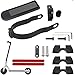 Kamenda 9PCS Accessoire de Rechange de Scooter, Support Garde Boue Arrière, Amortisseurs en Caoutchouc, Crochets, Couvercle, Autocollants Réfléchissants pour Xiaomi M365/M365 Pro