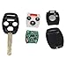 ZPZPHOM Ignition Switch Lock Cylinder 46 Chip Immobilizer Keys with Panic 4 Button for Honda Civic 2006 2007 2008 2009 2010 2011 CR-V 2007-2011 Fit 2009-2011 06350-SAA-G30 35100-SDA-A71