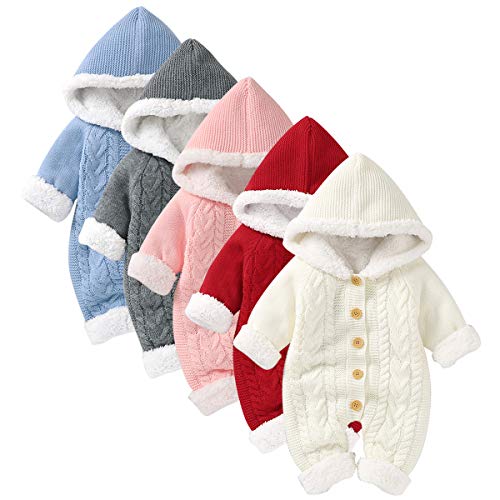 Haokaini Neonato Pagliaccetto Lavorato a Maglia