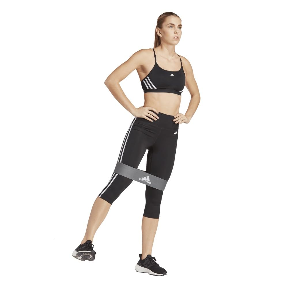 adidas Leggings Largos para Mujer Essentials con 3 Rayas de Cintura Alta