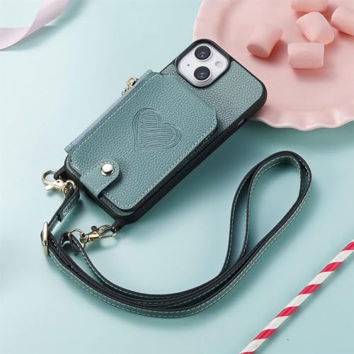 Coque sac à main iPhone 12 Pro bleu clair avec lanière pour sorties et shopping