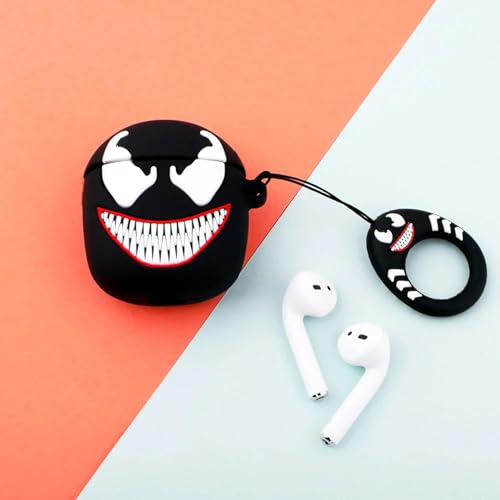 Image of YODI Case Cover for Airpods Pro|Pro 2|Airpods Pro 3|Airpods 4 Pouch, Silicone Cases with Cleaner Kit 360 Drop Protection,Shock-Resistant ((Ve-nom), Airpods Pro /Pro 2)