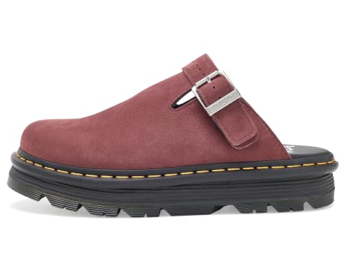Image of Dr. Martens Unisex Zeb Zag Mule Cherry Red Men 8 /Women 9 Medium