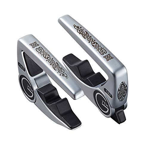G7th Performance 3 ART Capo Acoustic Celtic Silver - Les Beatles, Paul McCartney, John Lennon, RIngo Starr, George Harrison G7th Performance 3 ART Capo Acoustic Celtic Silver – Image 4