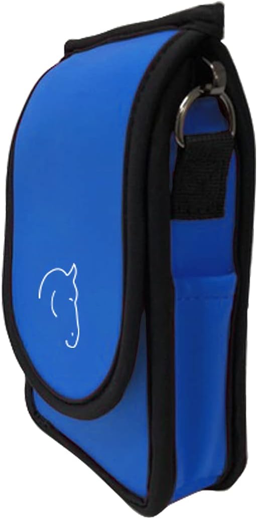 The Horse Holster - Best Cell Phone Holder for Riding - Fits Phones - Tactical Holster to Safely Secure Essentials During Activity, 4 Ways to Wears, Designed for Men and Women. Royal Blue, S/M