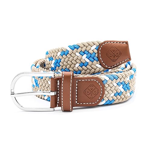 Braided Elastic Stretch Golf Belt - Medium-Large - 46.25