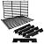 Uniflasy Spirit Grill Replacement Parts 7638 Grates 7636 Flavorizer Bars for Weber Spirit & GS4 Spirit II 300 Series Grills E-310 E320 E330 S310 S320 S330 SP310 SP320 SP330 II E-310