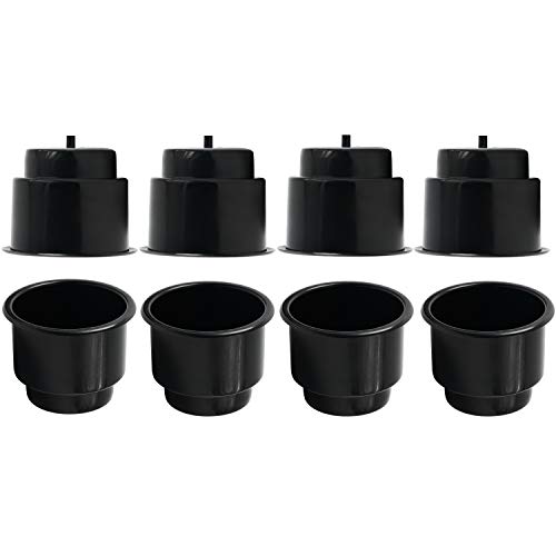 Portavasos plástico empotrado con drenaje NovelBee 8 pcs miniatura 2