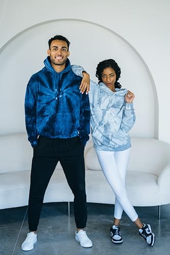 Image of Colortone Tie Dye Pullover Hoodies for Women and Men - Classic Fit Sweatshirts