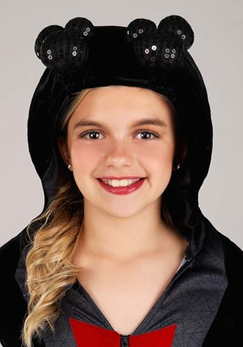 Disfraz de Viuda Negra para Niñas Talla Large miniatura 3