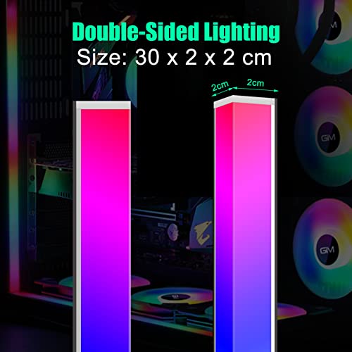 Tira LED ARGB magnética para gabinete de PC GIM KB-14, tira luminosa RGB direccionable de 5 V con conector de 3 pines para ASUS Aura, ASRock LED, Gigabyte RGB Fusion y MSI Mystic Light - 0,98 pies miniatura 2