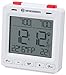 Produktbild Bresser Funkwecker Mytime Easy II mit Zwei einstellbaren Weckzeiten mit Schlummerfunktion, Datums- und Wochentagsanzeige und Innenraumthermometer, weiß