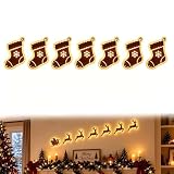 Luce luminosa della decorazione della parete di Natale della renna del LED