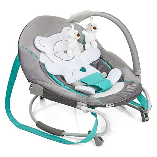 Babywippe Hauck Leisure mit Schaukelfunktion und Spielbogen