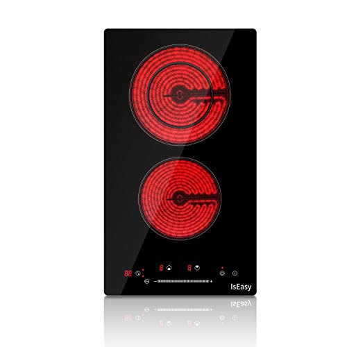 Electric Cooktop Ceramic Stove 2 Burners 12