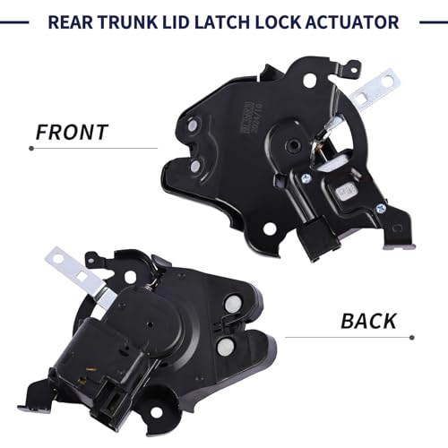 Image of Trunk Latch Rear Deck Lid Lock Actuator BKC3-56-820F Compatible with Mazda 3 Axela Sedan 6 Atenza Sedan 2014 2015 2016 2017 2018 2019 Replace BKC356820F Door Lock Latch Actuator