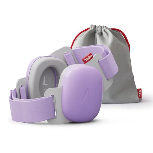Image of Alpine Muffy Baby - New & Improved Baby Ear Muffs Noise Protection for Babies and Toddlers - CE & ANSI Certified - Safe and Soothing Hearing Protection - Age 3-48 months - Approved by Babies - Purple