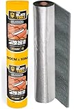 Manta Asfáltica Autoadesiva Aluminizado Vedatudo 90cm X 10m Imperblock Aluminio FVD90 The Black Tools