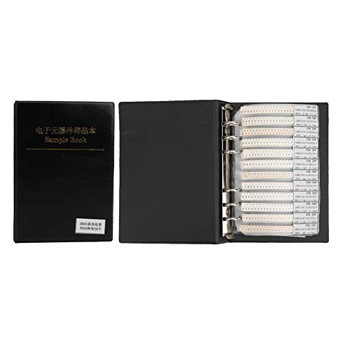 Condensateurs 0805 kit de 92 types pour stockage de composants électroniques noirs