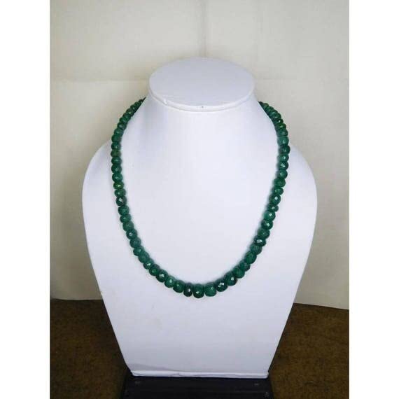 Perles émeraude corindon rondelle 5mm-11mm pour façonner un cadeau d'anniversaire mémorable