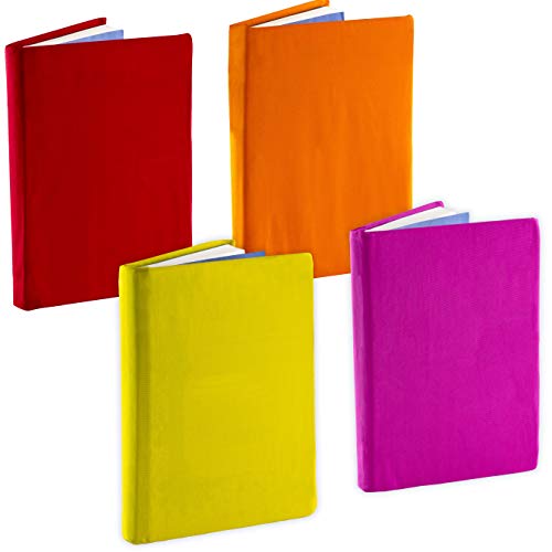 Jumbo, Stretchable Book Cover Warm Colors 4 Pack. Fits Most Hardcover Textbooks up