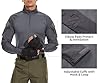 TACVASEN Men's Work Shirt Slim Fit Long Sleeve T-Shirt Grey Cotton Workout Sports Training Clothing Mens Fitness Exercise Tee Top , Grey, UK XXL (fit Chest 42 inch-45 inch) #5
