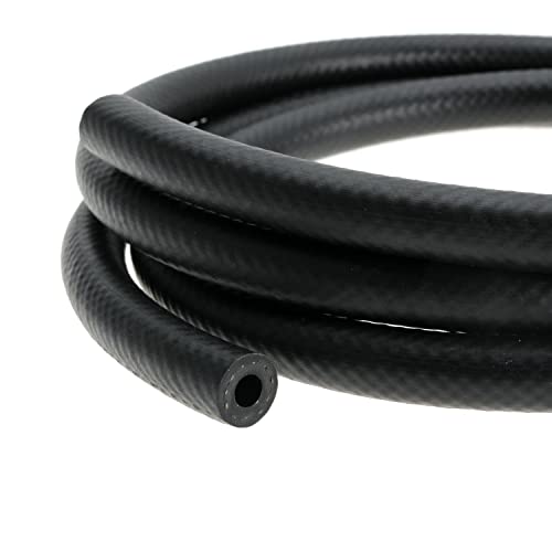 1/4 Inch Fuel Line Hose 5Ft For Gasoline Diesel Biodiesel Engine Oil For Fuel Systems Engines 5Feet Black #TOP7