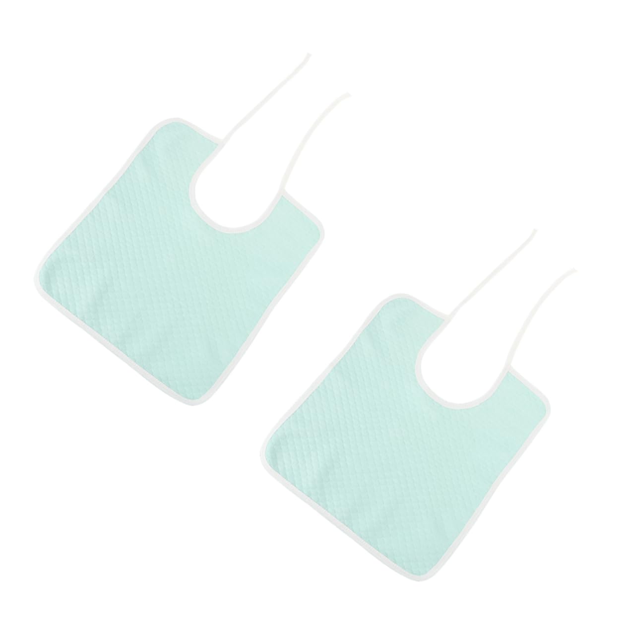 Abaodam 2pcs Old Man Bib Adjustable Adult Bib Handkerchiefs for Men Reusable Adult Clothing Protectors Mealtime Protector Adult Mealtime Bibs Men Apron Cotton Aldult Elder Protective Cover