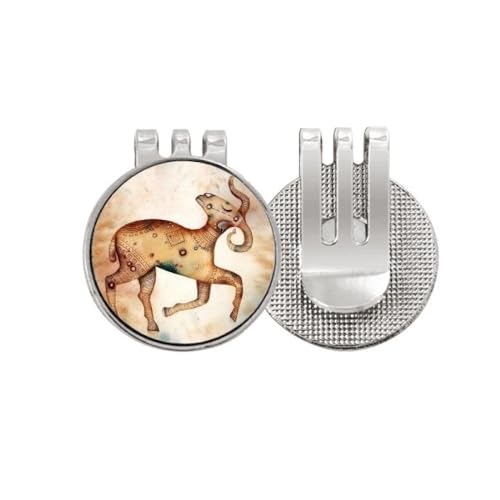 Clip et marqueur de balle de golf astro Bélier, idée cadeau originale homme femme