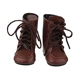 puppenstiefel selber nähen Material: PU, Gummi Baoblaze 1 Paar Puppenstiefel Puppenschuhe für 18\'\' Puppen Bekleidung Zubehör