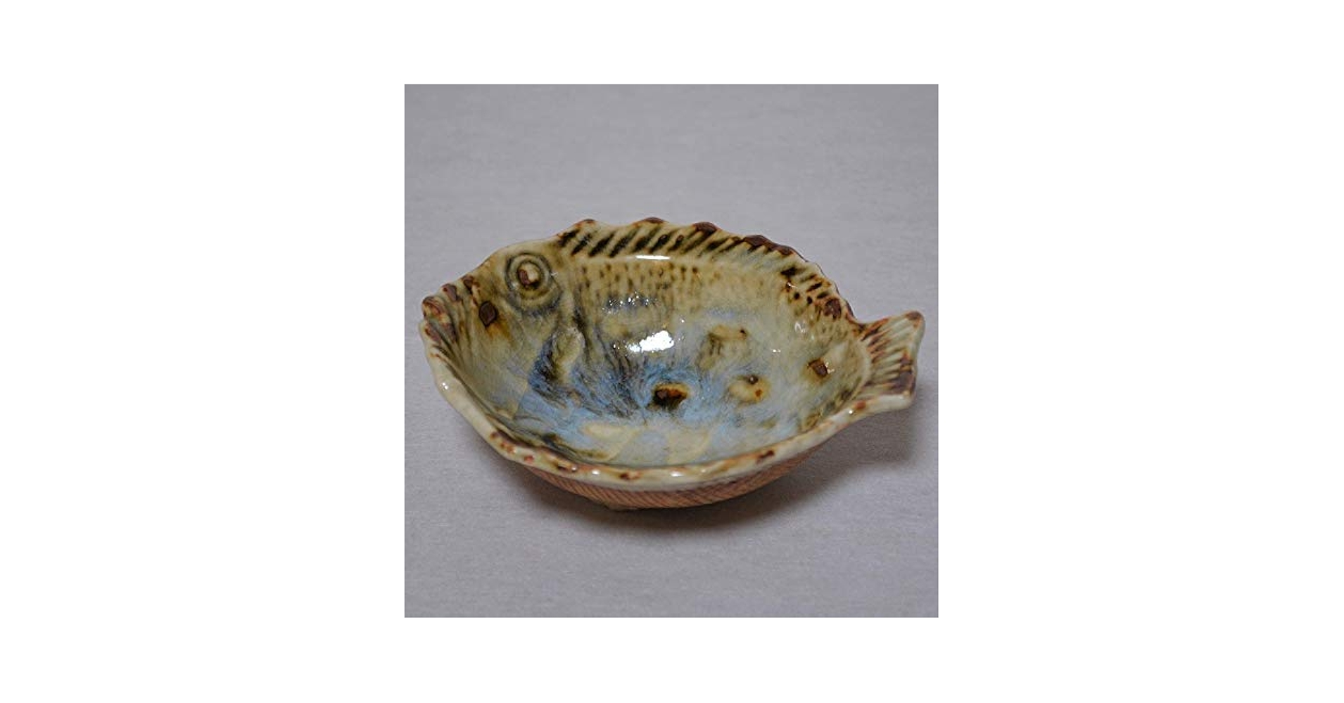 Amazon | 魚小皿 魚型／焼き物／小鉢／銘々皿／取り皿／取り分け