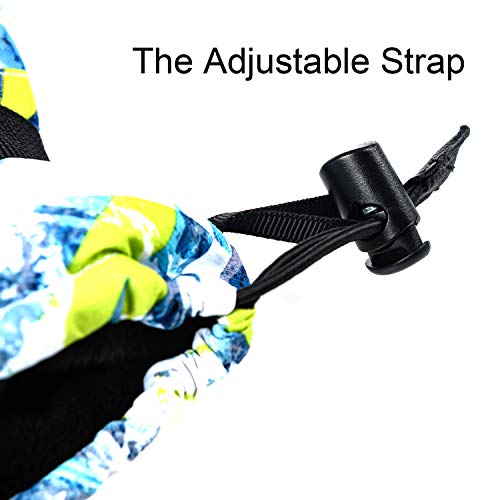 Addmotor Ski Gloves Waterproof Touchscreen Winter Snow Gloves Men Women For Hiking Skiing Motorcycle (Blue & White, L) #TOP7