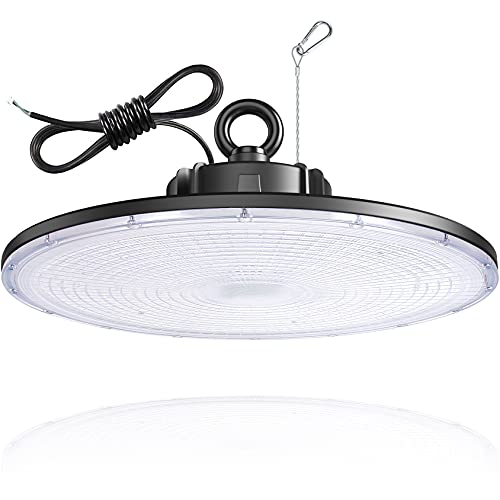 240W LED High Bay Light, BBESTLED Warehouse Light 0-10V Dimmable 5000K Daylight 36,000LM UFO High Bay Light 1000W MH/HPS Equivalent for Factory Warehouse UL DLC Listed AC100-277V 2021 Version