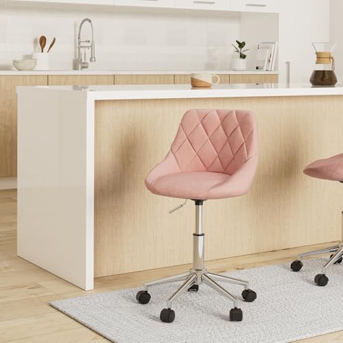 Bürohocker mit Rollen Drehstühle Rollhocker Höhenverstellbar 10cm...