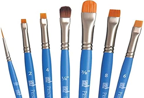PRINCETON ARTIST BRUSH CO. SelectArtiste Fine Art Multi-Technique Brush Set, 7 x Synthetic Brushes, Ideal for Professionals & Students