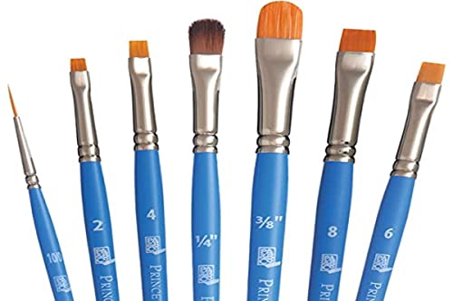 Princeton Artist Brush Co. Selectartiste Fine Art Multi-Technique Brush Set, 7 X Synthetic Brushes, Ideal For Professionals & Students #TOP23