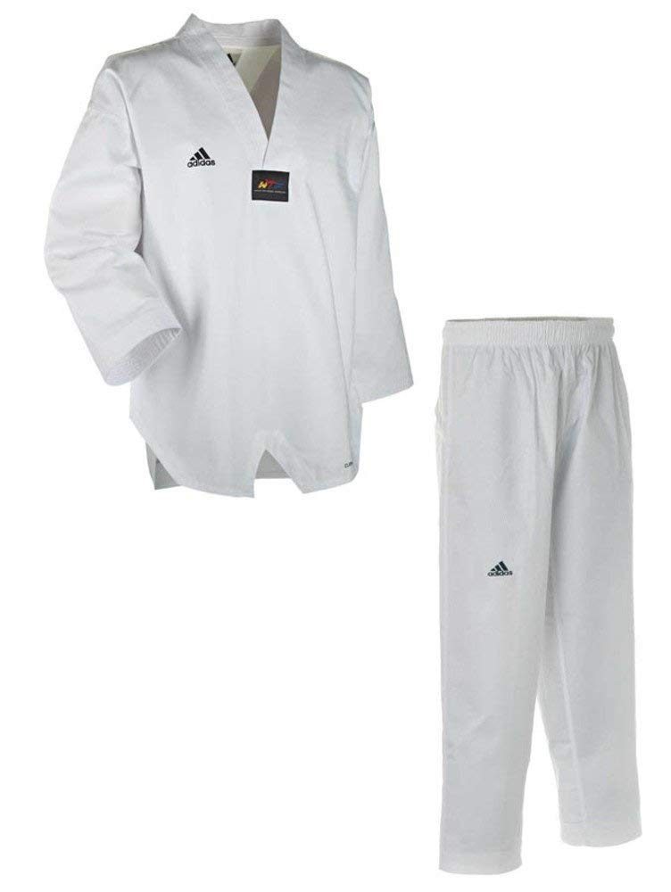 adidas ADICHAMP 3 TKD Uniform - v-Neck White - 5