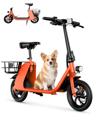 Windhorse Electric Scooter with Seat for Adults, 650W Peak