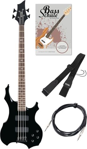 Rocktile Pro BB104-B BattleBone Electric Bass Set Black